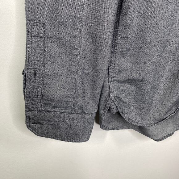 Levi's Blue Grey Button Front Long Sleeve Over Shirt Men's Size Medium M - Picture 3 of 8